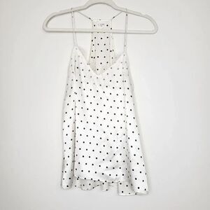 Cami nyc racer tank top, polka-dot